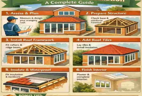 Tiled Orangery Roof Installation: