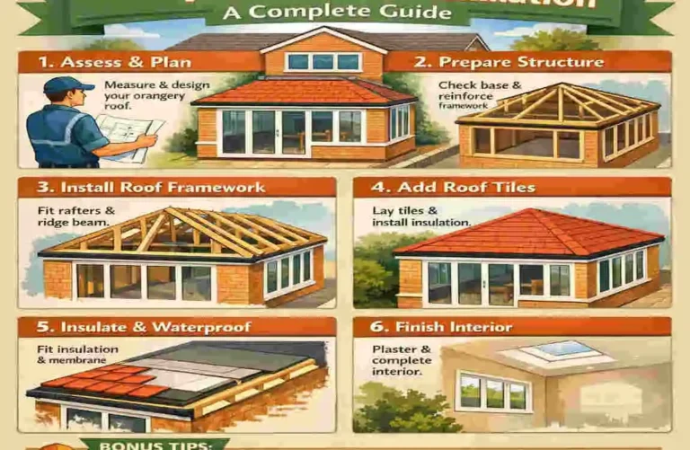 Tiled Orangery Roof Installation: