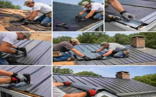 how to install metal roofing on a house