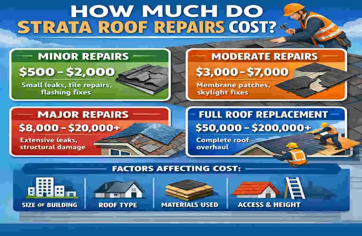 strata roof repairs home