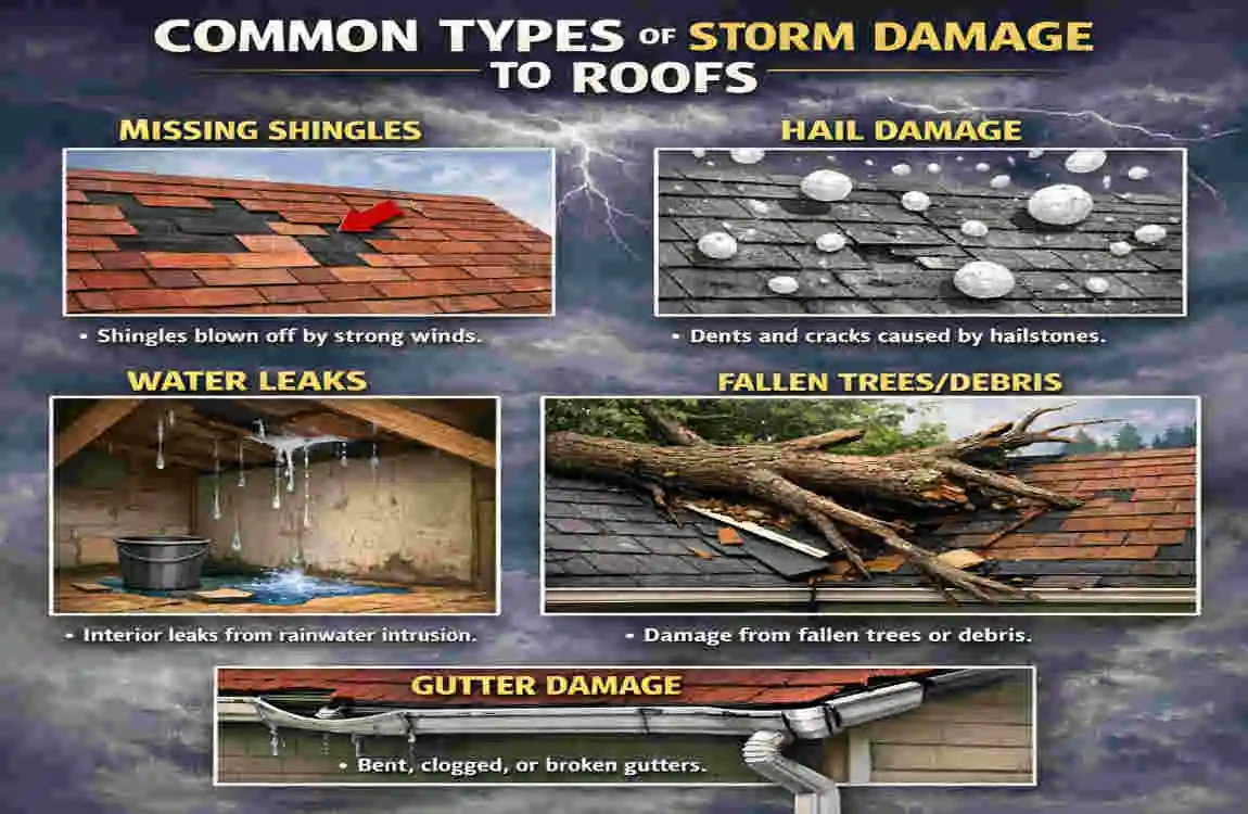 Storm Damage Roofing in Shelby Township