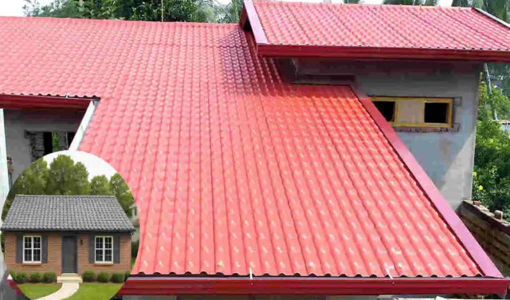 upvc roofing sheet house design