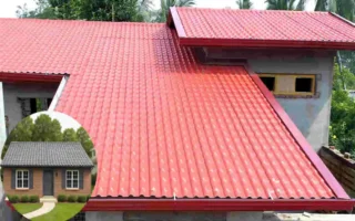 upvc roofing sheet house design