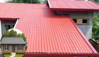 upvc roofing sheet house design