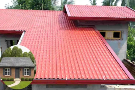 upvc roofing sheet house design