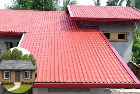 upvc roofing sheet house design