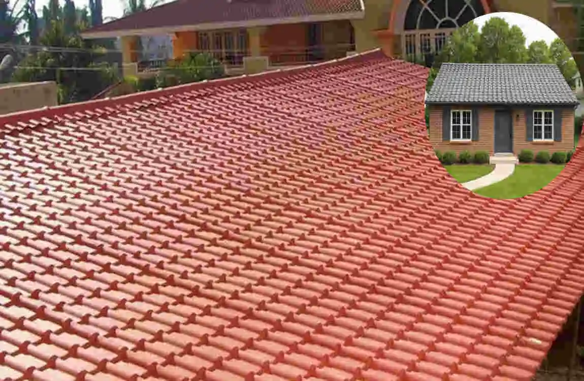 upvc roofing sheet house design