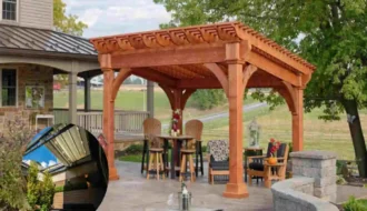 open roof backyard house