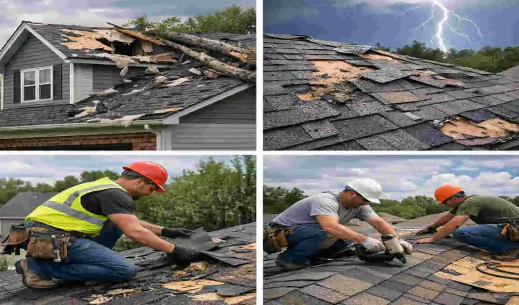 Storm Damage Roofing in Wildwood