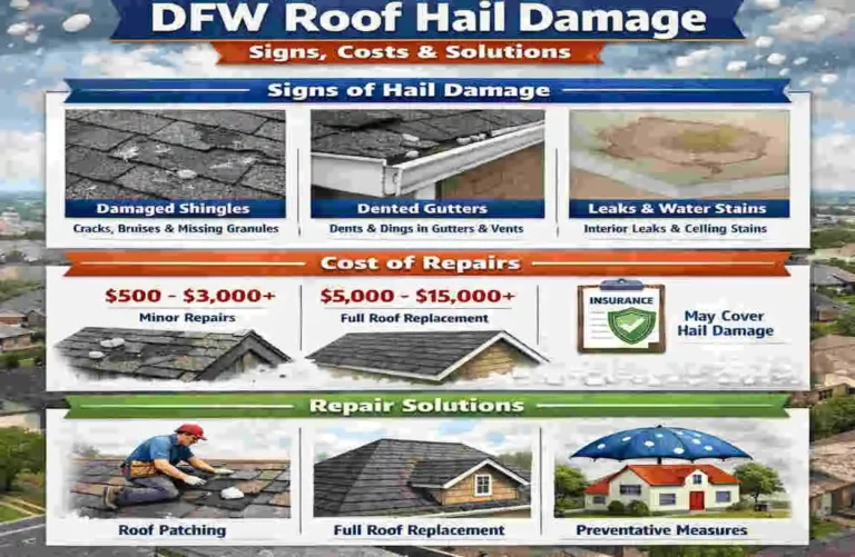 dfw roof hail damage