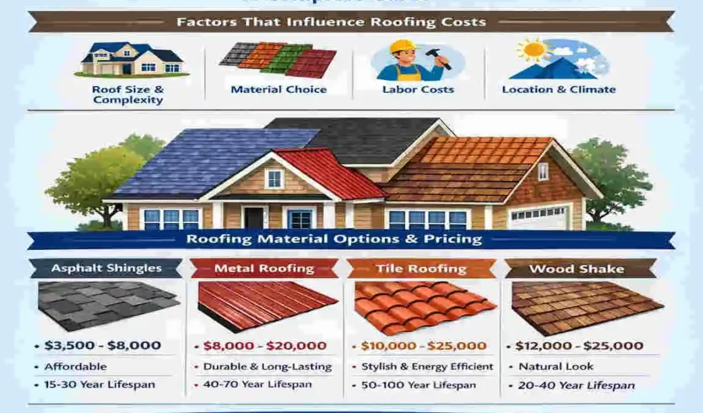 Custom Roofing for House Cost