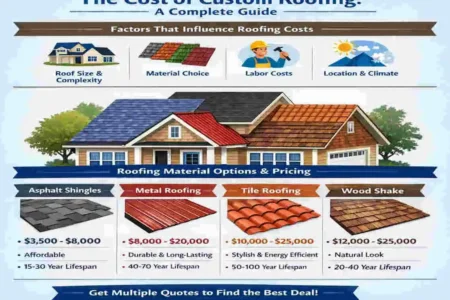 Custom Roofing for House Cost