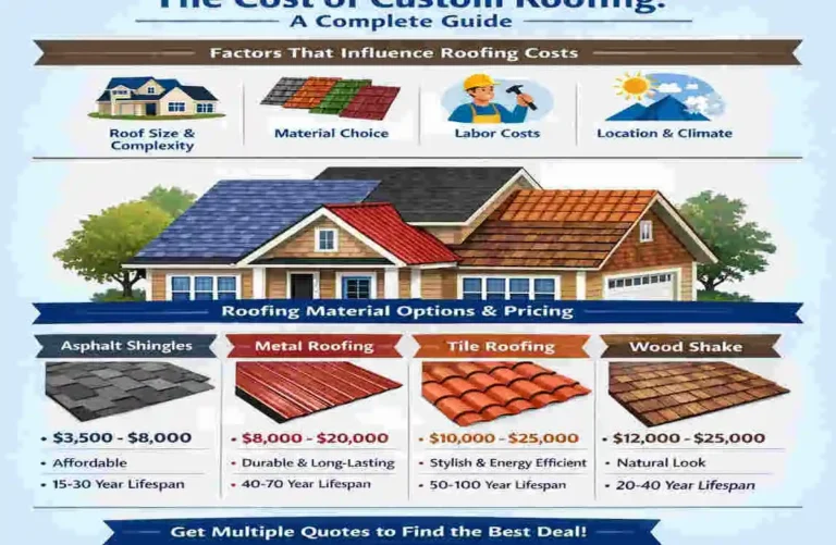 Custom Roofing for House Cost