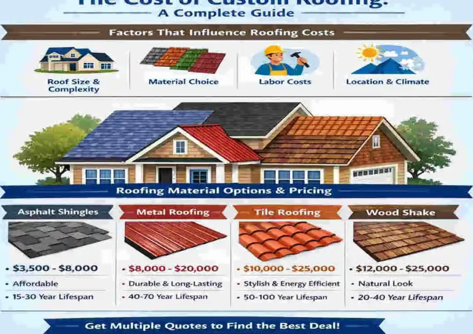 Custom Roofing for House Cost
