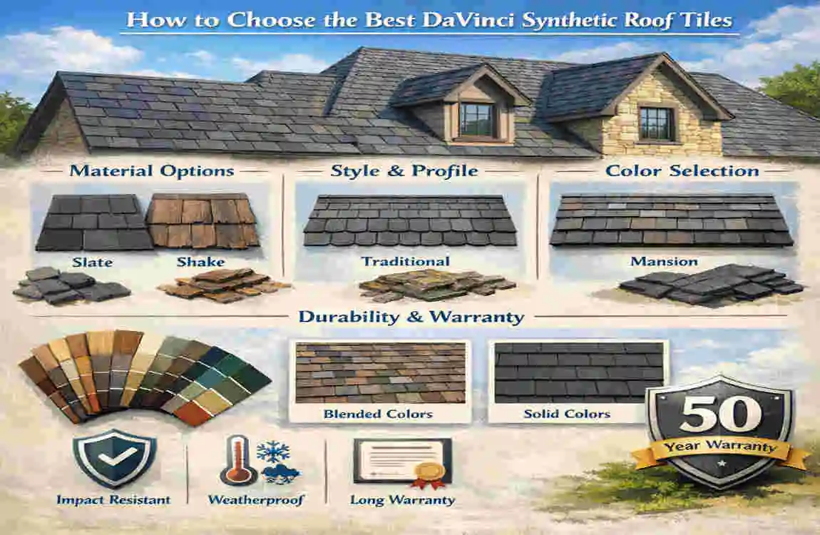 davinci synthetic roof tiles
