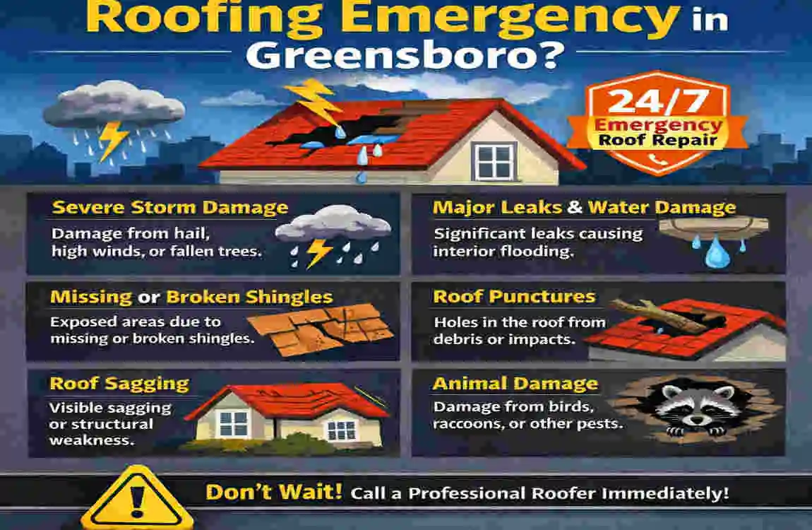 Emergency Roof Repair Greensboro