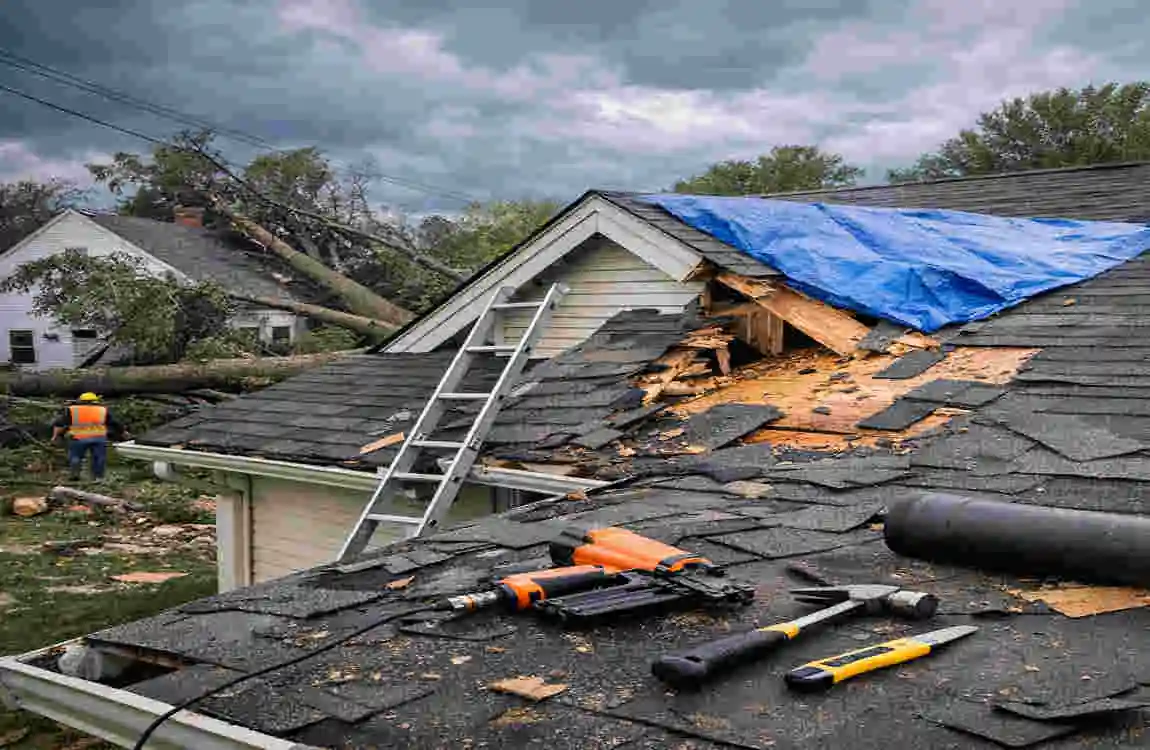 Storm Damage Roofing in Novi