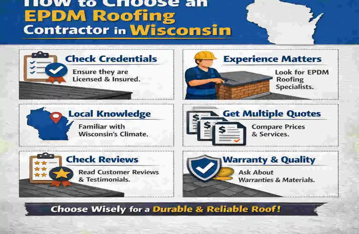 EPDM Roof Installation Wisconsin