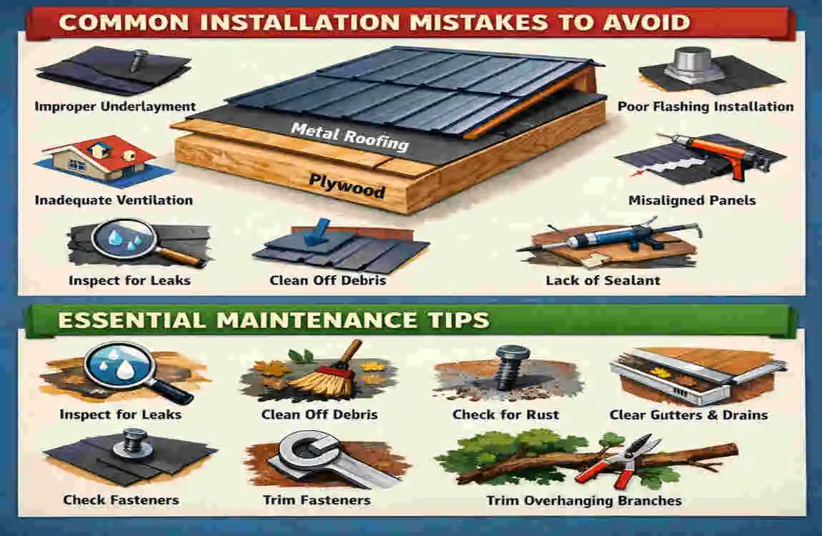 how to install metal roofing panels on plywood cost