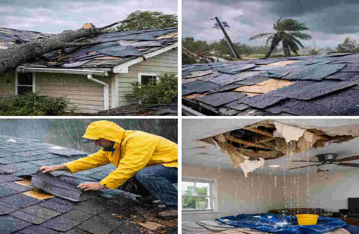 Storm Damage Roofing in Port Charlotte