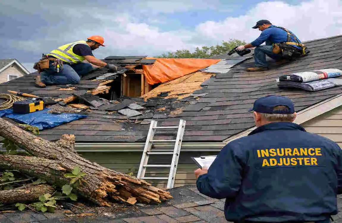 Storm Damage Roofing in Novi