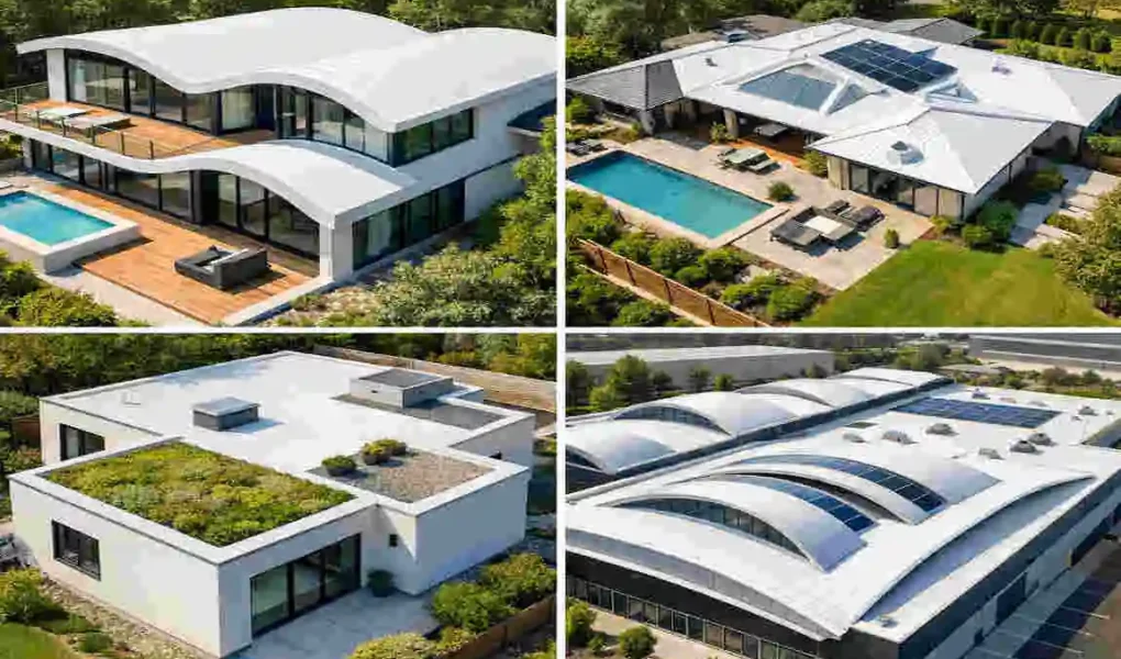 pvc roof panel design