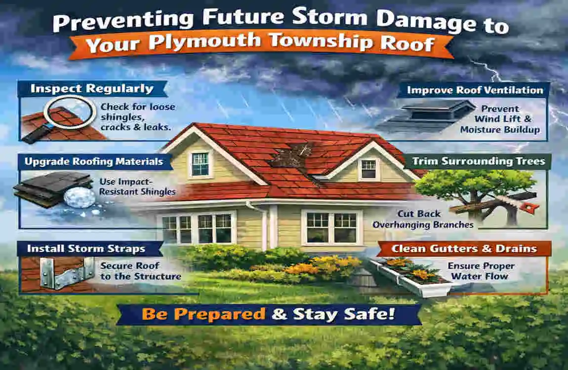 storm damage roofing in plymouth township