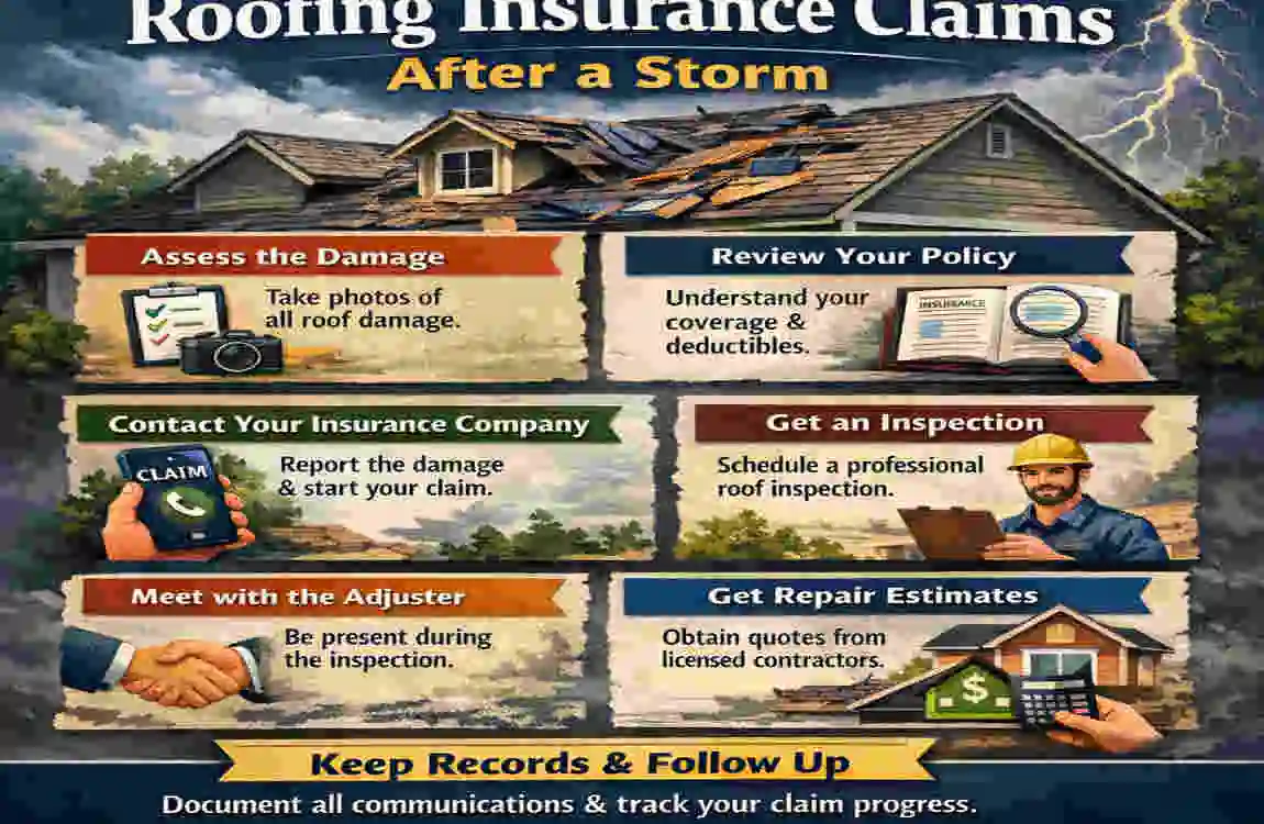 storm damage roofing in ken caryl
