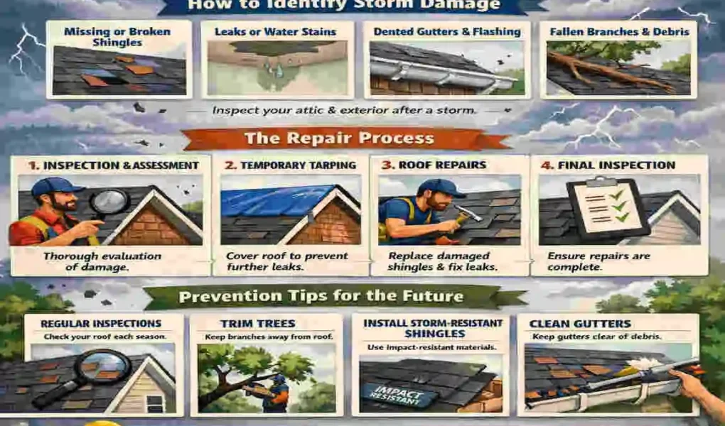 storm damage roofing in plymouth township