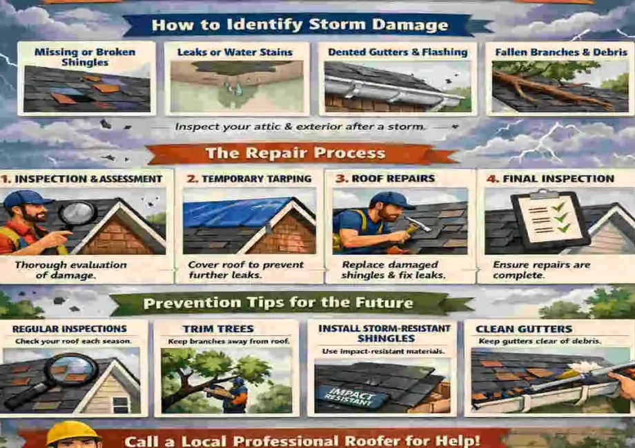 storm damage roofing in plymouth township