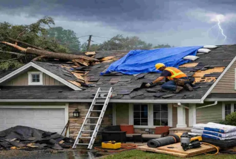 Storm Damage Roofing in Novi