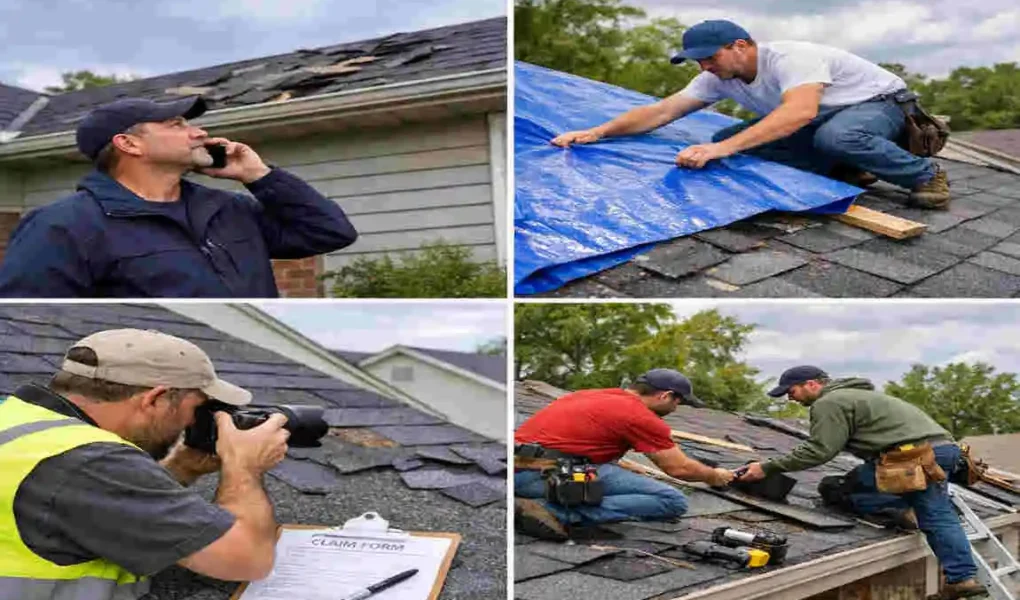 storm damage roofing in ken caryl