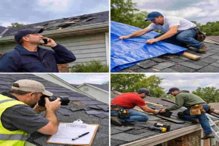 storm damage roofing in ken caryl