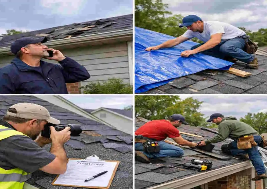 storm damage roofing in ken caryl