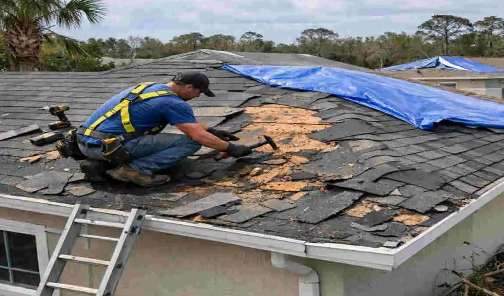 Storm Damage Roofing in Port Charlotte