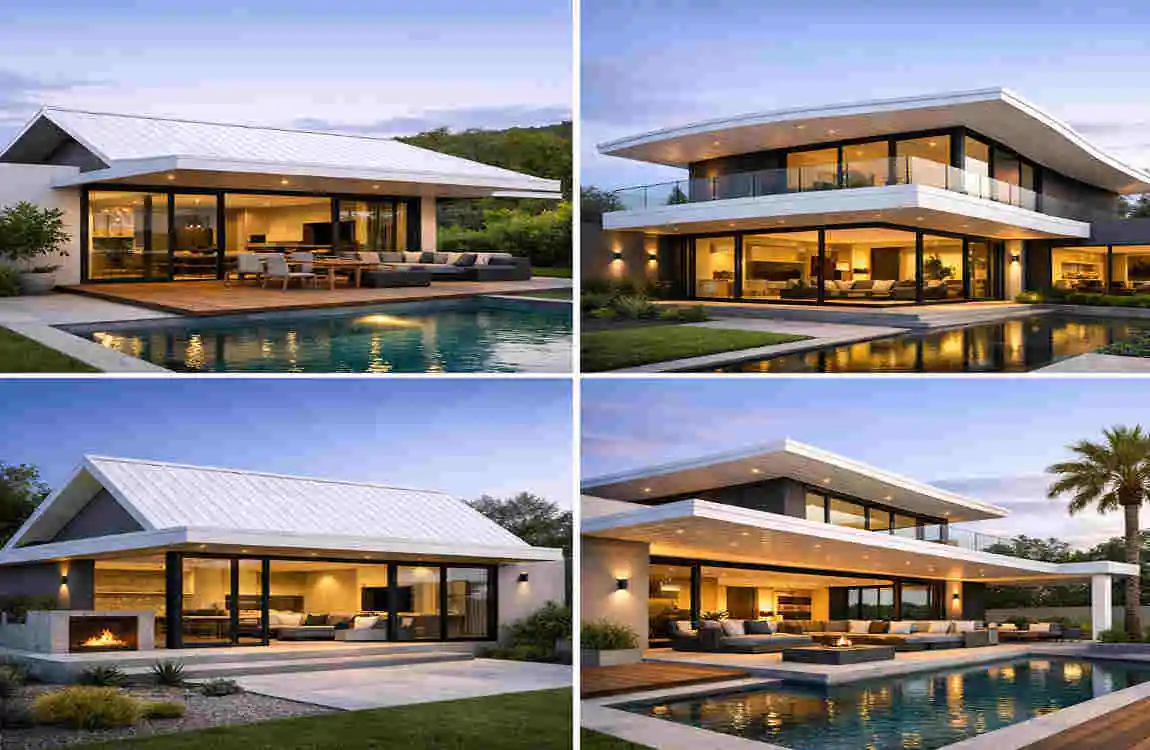 pvc roof panel design